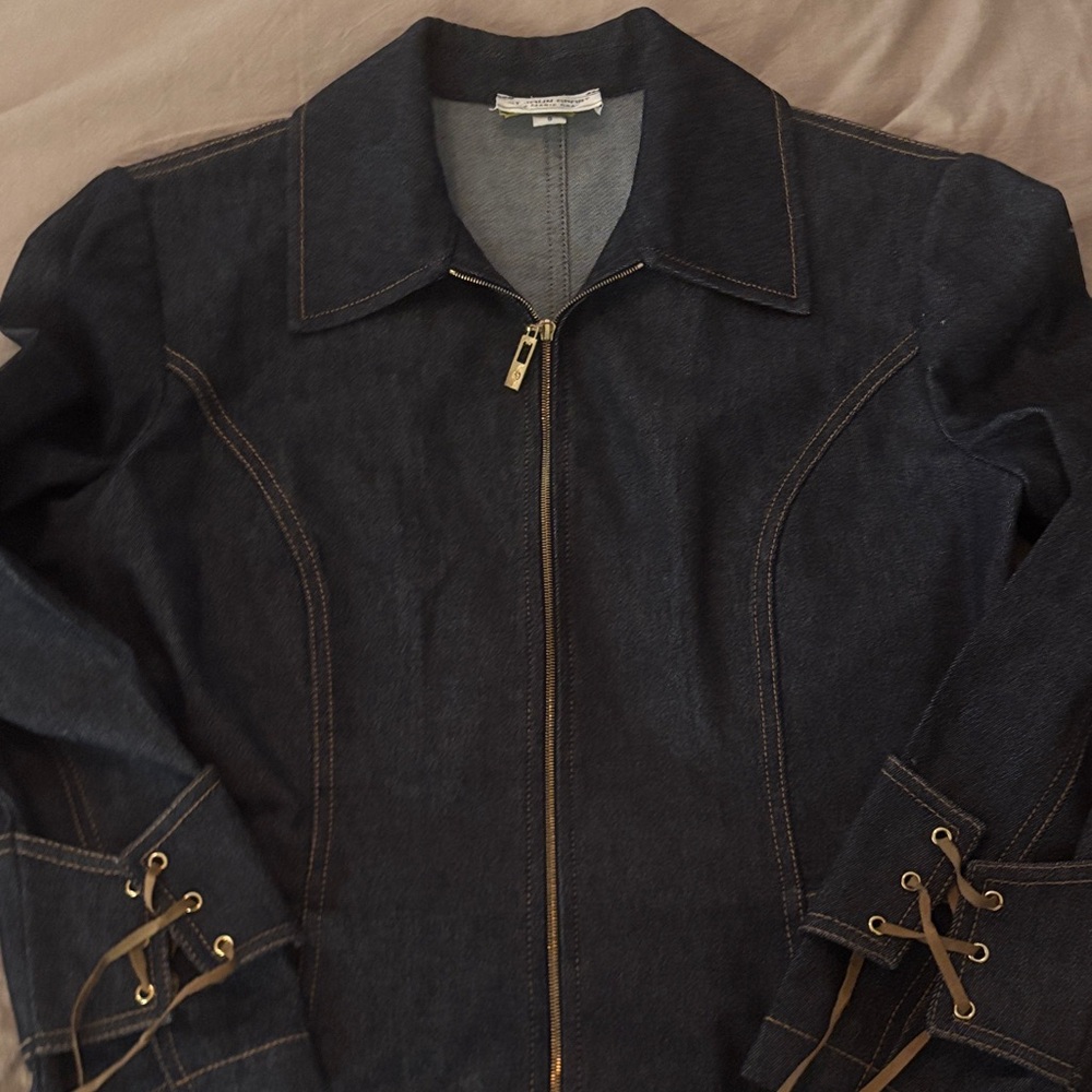 Women's Dark Blue Jean Jacket